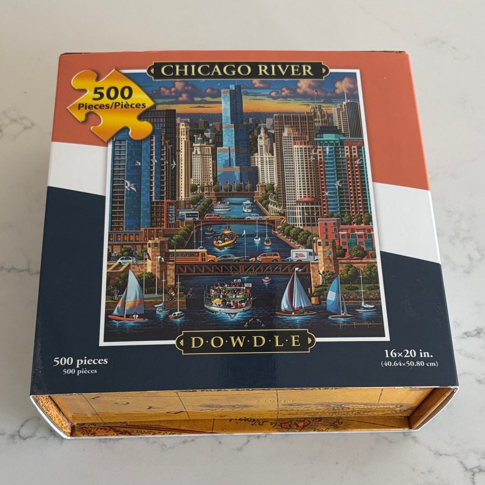 Chicago River 500-Piece Puzzle